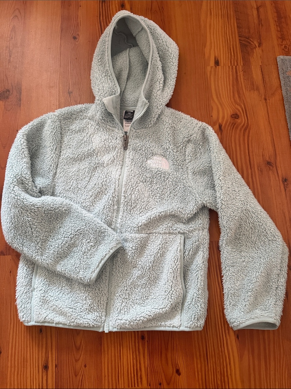 The North Face Kids Light Mint Fleece Full-Zip Hoodie